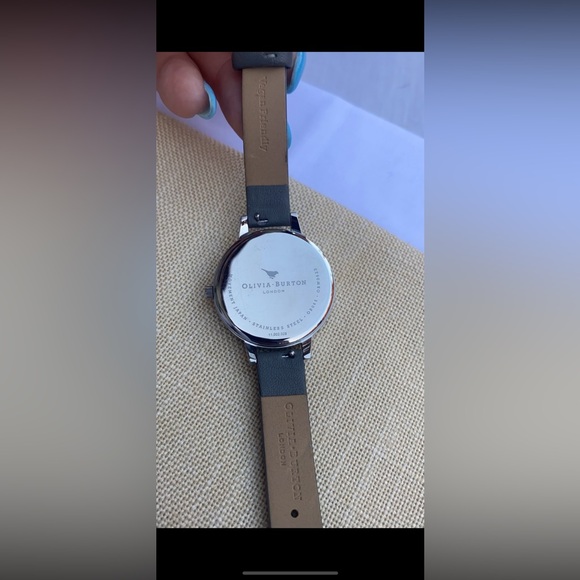 Olivia Burton Gray Floral women’s Watch with Rose Gold Accents - Picture 11 of 14